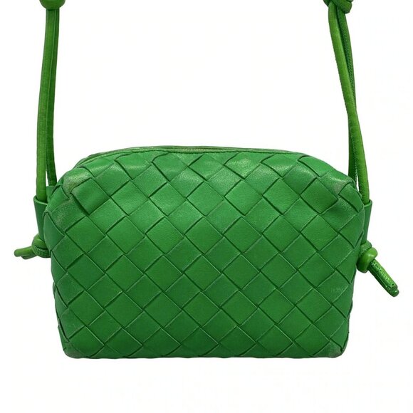 BOTTEGA VENETA Intrecciato - Green Leather P********* Shoulder Bag - Picture 3 of 15